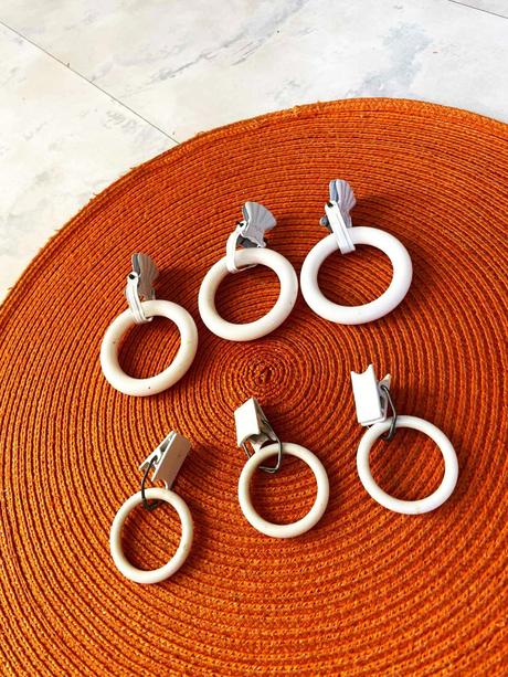 Vešiačiky na  uteráky/štipec 6 ks, 