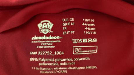 Detské funkčné tričko tlapková patrola 110/116, nickelodeon,110