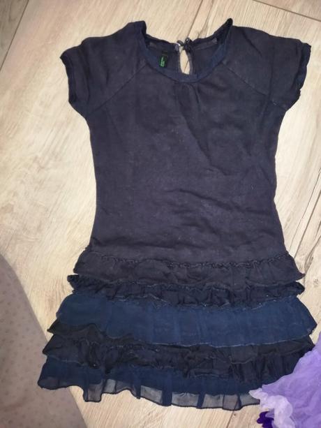 Šaty benetton, tutu knit, šortky lisa rose, 104–116