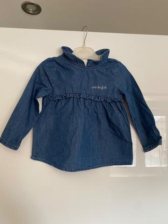 Dievčenská košela velk.86, baby,86