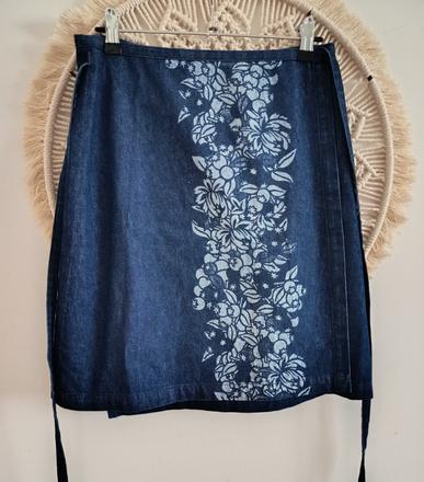 Viazacia sukňa blueberry, s