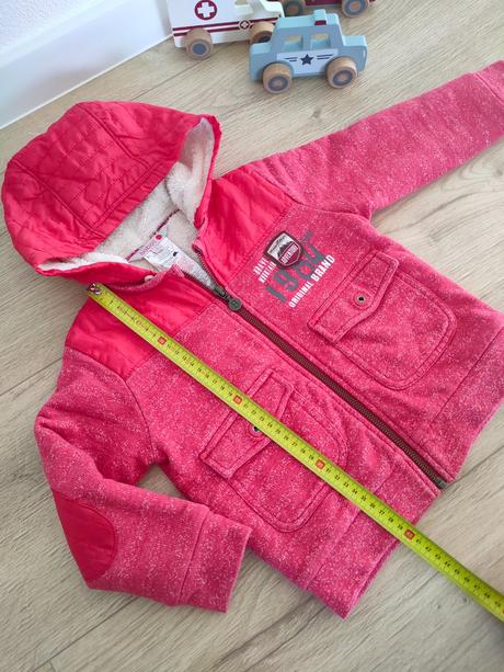 Chlapčenská oteplena bunda mikina boboli, 98, 98