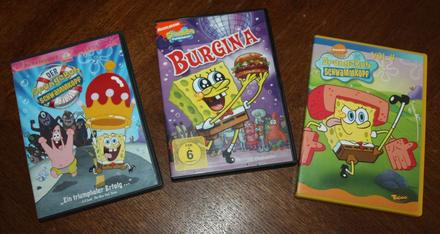 3x dvd spongebob, 