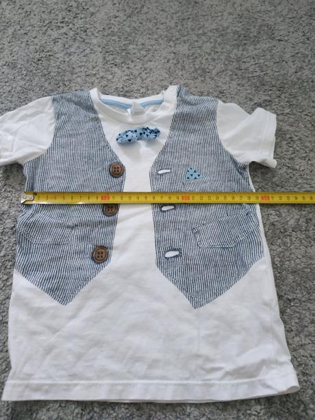 Tričko s motílikom, h&m,92