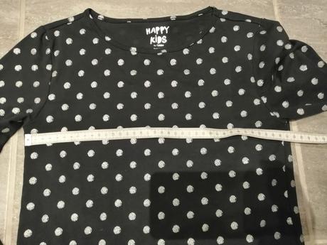 Bavlna šaty tchibo v146-152,strieborné bodky, tchibo,146