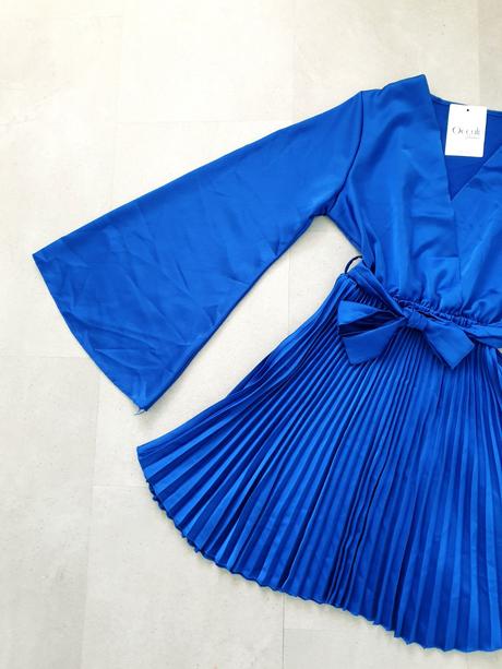 Modré šaty xs/s, 34 / 36 / s / xs