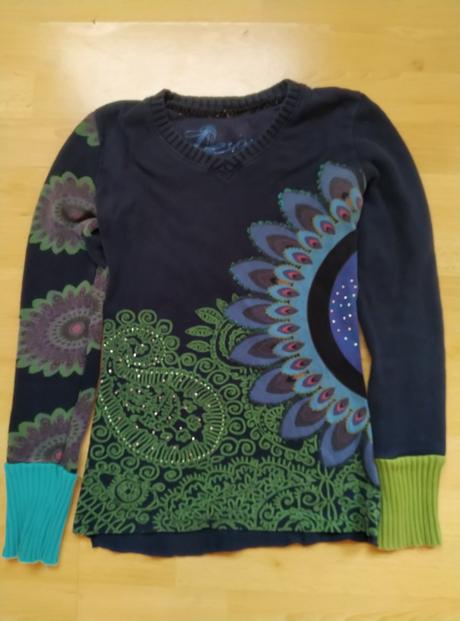 Desigual pulover, desigual,xs