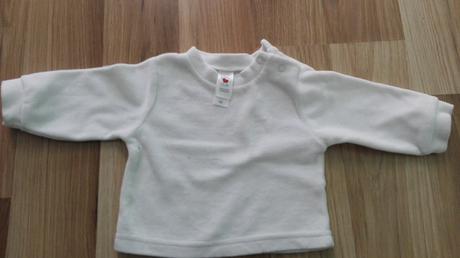 Biely pulovrík, mikinka, 56