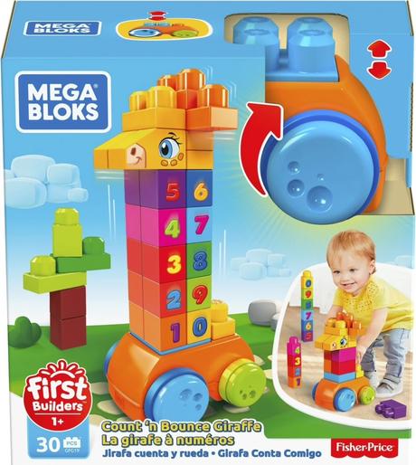 Skladačky megabloks žirafa,