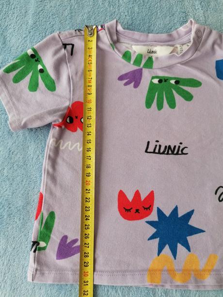 Fialový kompletik, h&m,80