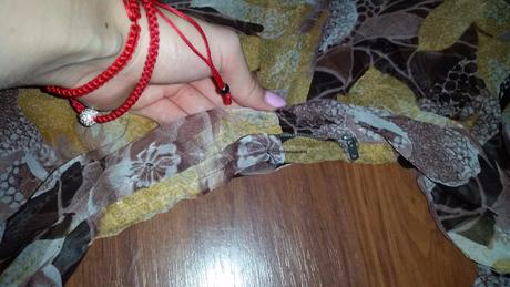 Priesvitné retro šaty, s