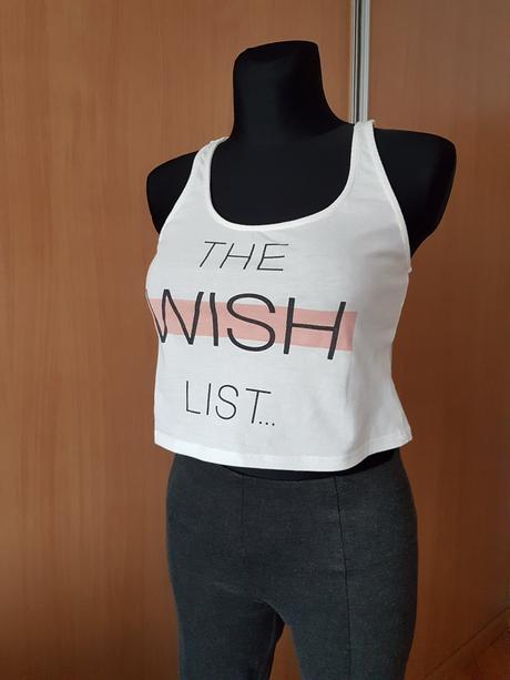 Tielkový crop top vel.s/m, m