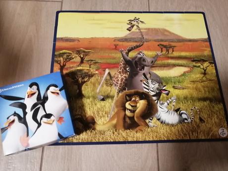 Puzzle madagaskar, dreamworks,