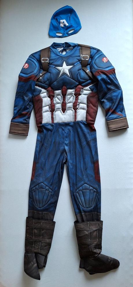 Kapitán amerika-civil war deluxe kostým veľ. l, 