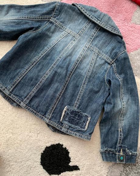 Dkny rifľový kabatik sako vel.2, dkny,92