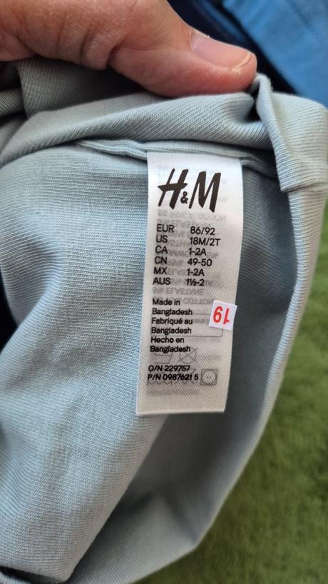 Bavlnene ciapocky, h&m