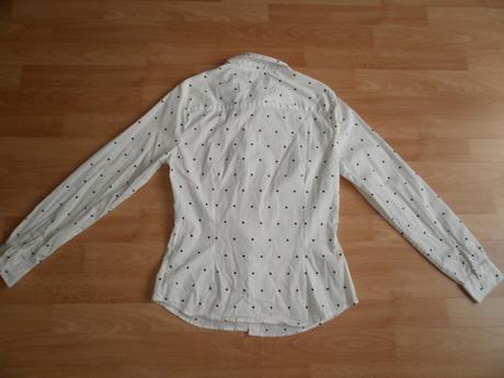 Bodkovaná elastická košeľa ako nová, gate,38