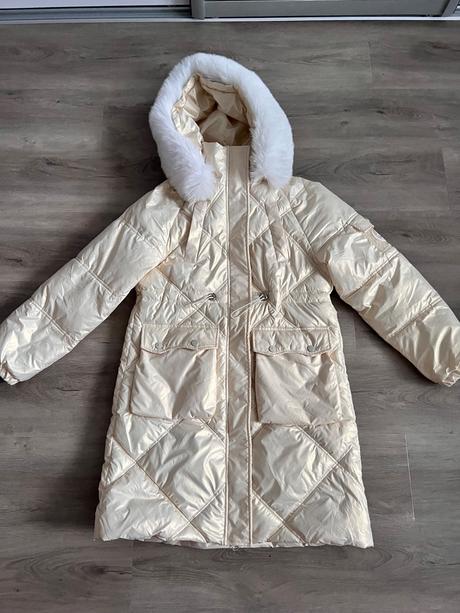 Dlhšia zimná dámska bunda, m