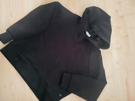 Mikina cierna crop vel.s, s