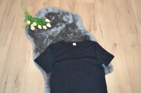 Čierne tričko, veľkosť l, l