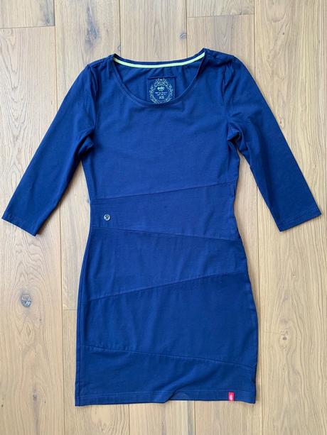 Výpredaj - 30 percent - tmavomodré šaty esprit, esprit,xs