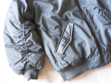 Teplá oversize bombera h&m - s/m, h&m,m