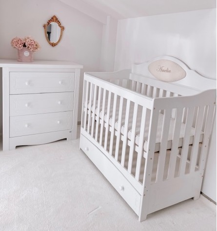 Drevená postieľka viktória, 120x60, šírka (cm): 60,dĺžka (cm): 120