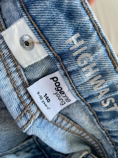 Široke rifle vysoký pás 9-10r, takko,140