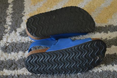 Modré sandálky, c&a,28