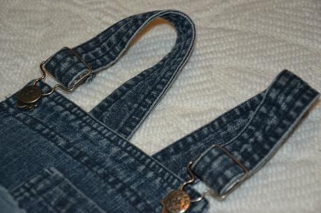 Perfektna stylova riflova suknicka na traky na3-5r, 104