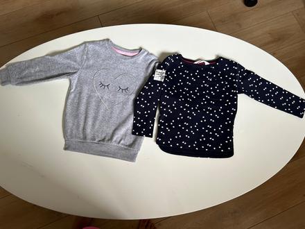 Mikina/tričko 2ks h&m,pepco (98/104), h&m,104