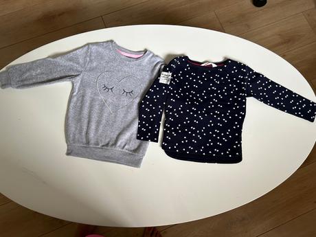 Mikina/tričko 2ks h&m,pepco (98/104), h&m,104
