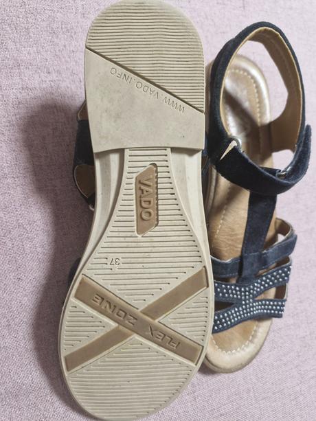 Kozene sandalky vado, 37