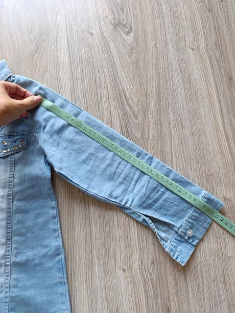 Dievčenská riflová košeľa, 122