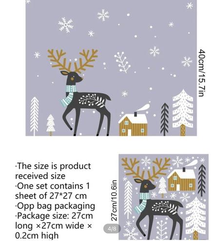 Vianocne nalepky na okno, 