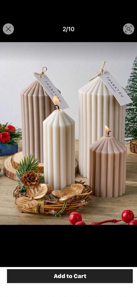 Silikónové formy na sviečky, 