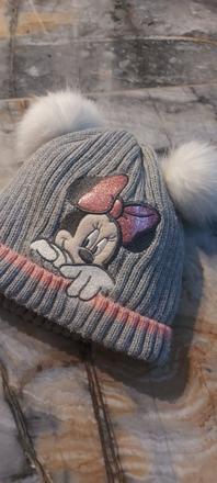 Hrubá zimná čiapka minie podšitá flisom, disney,86