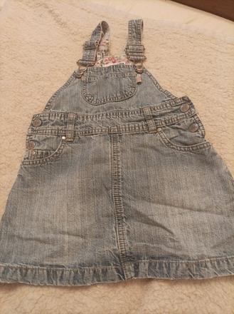 Riflové šaty už aj s poštou, h&m,92