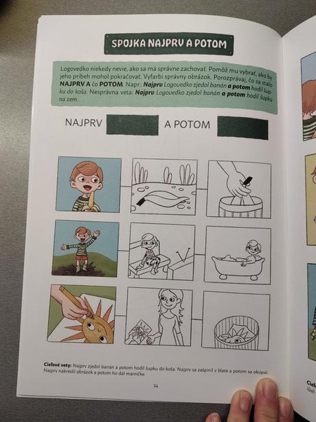 Logovedko skúma spojky, 