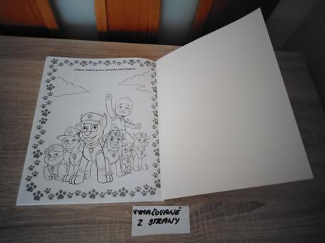 Tlapková patrola-omalovanky, 