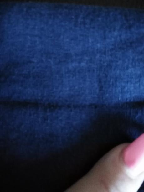 Modre roll-on nohavice, h&m,92