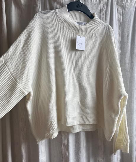 Adika smotanový pulover vel.l-xl, l / xl