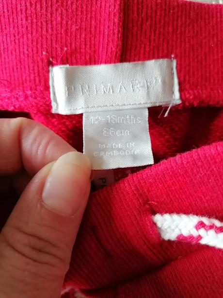 Teplakove kratasy, primark,86