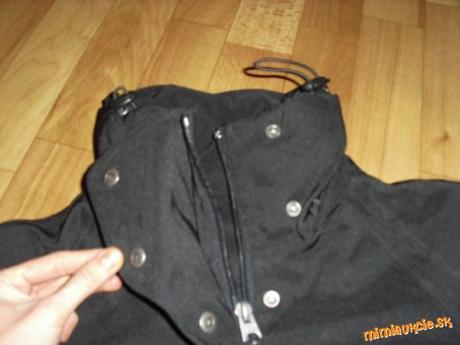 Čierna teplá bunda bik bok, m