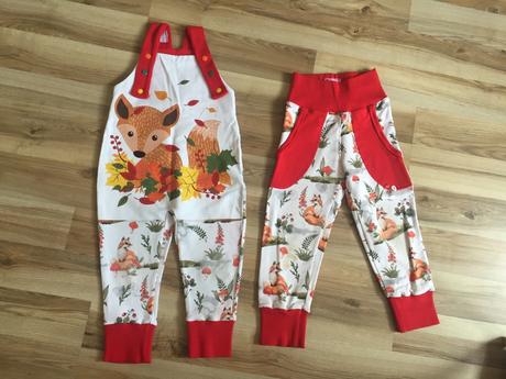 Rastuce teplaky s liskami c.98/110, 1+1 zadarmo, 98