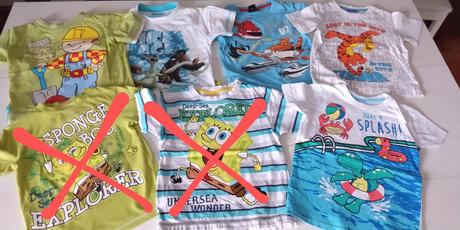 Tričká, krátky rukáv, chlapec, veľ. 110, 110