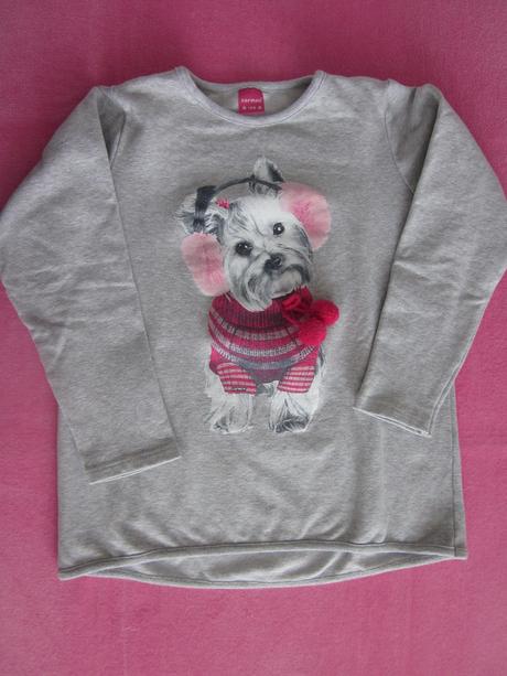Tričko so psíkom - málo nosené, 128