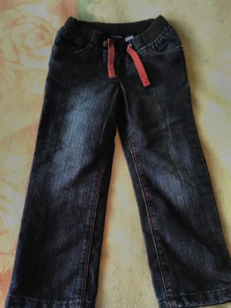 Riflové nohavice s podšívkou, 104