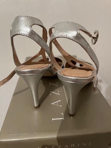 Strieborne sviatocne silvestrovske topanky, 38