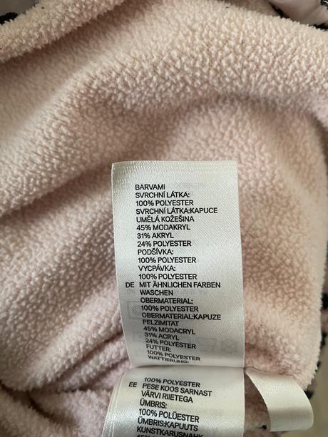 Tigrovaná bundička, h&m,110